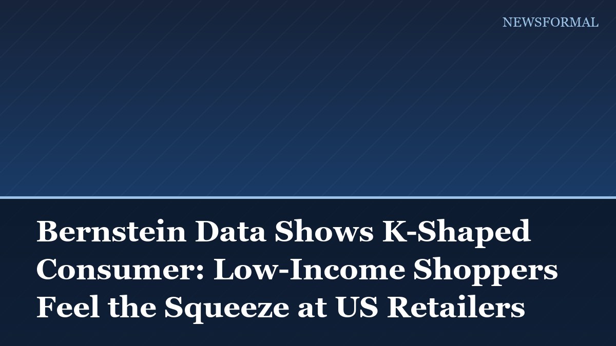 Bernstein Data Shows K-Shaped Consumer: Low-Income Shoppers Feel the Squeeze at US Retailers