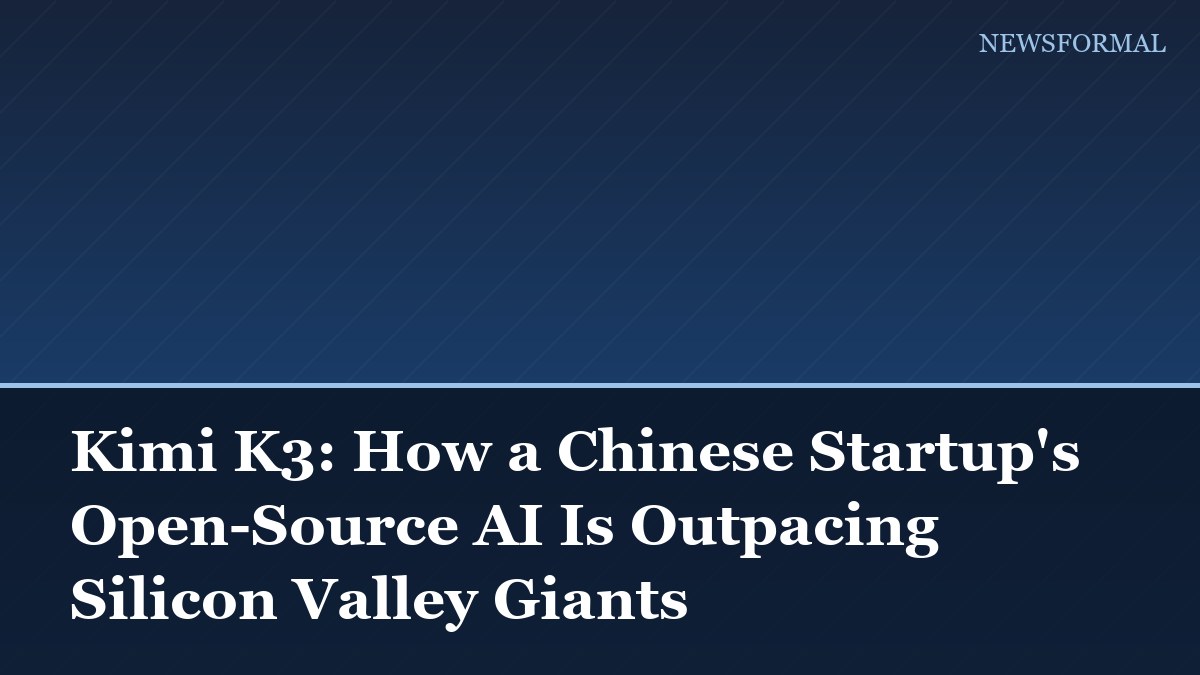 Kimi K3: How a Chinese Startup's Open-Source AI Is Outpacing Silicon Valley Giants