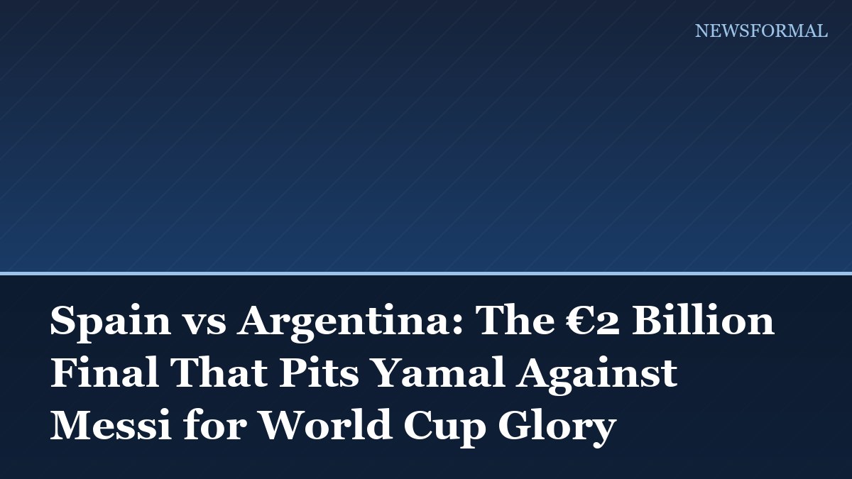 Spain vs Argentina: The €2 Billion Final That Pits Yamal Against Messi for World Cup Glory