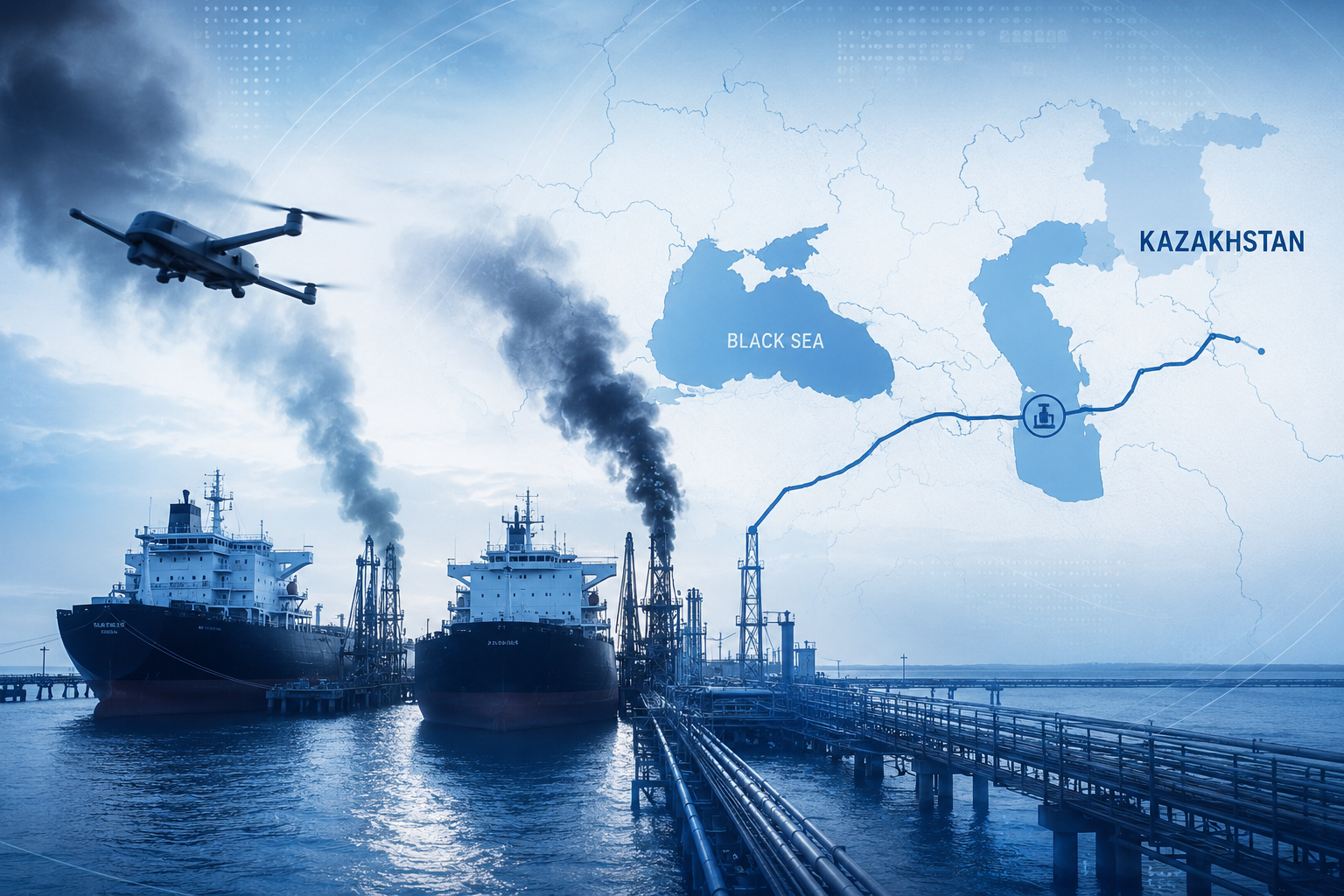 Kazakhstan Slams Drone Strikes on CPC Oil Tankers as ‘Economic Assault’