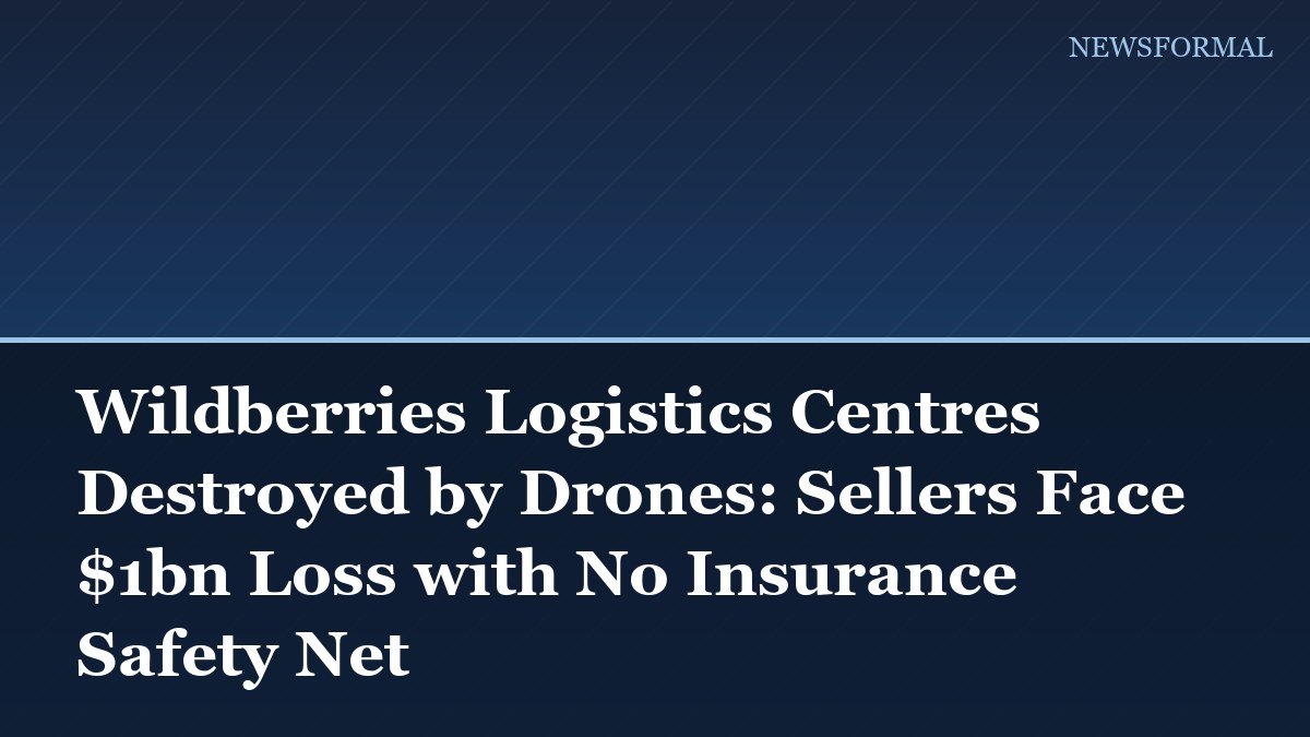 Wildberries Logistics Centres Destroyed by Drones: Sellers Face $1bn Loss with No Insurance Safety Net