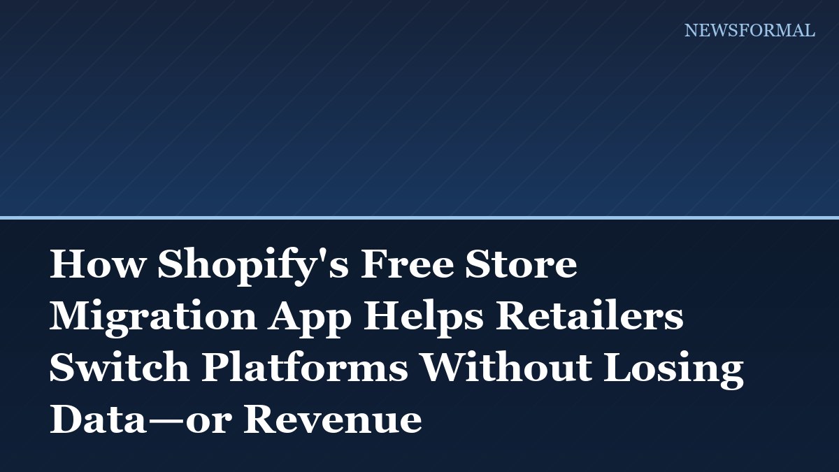 How Shopify's Free Store Migration App Helps Retailers Switch Platforms Without Losing Data—or Revenue