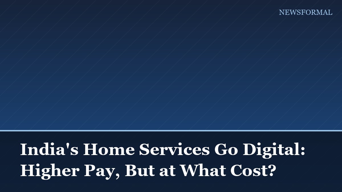 India's Home Services Go Digital: Higher Pay, But at What Cost?