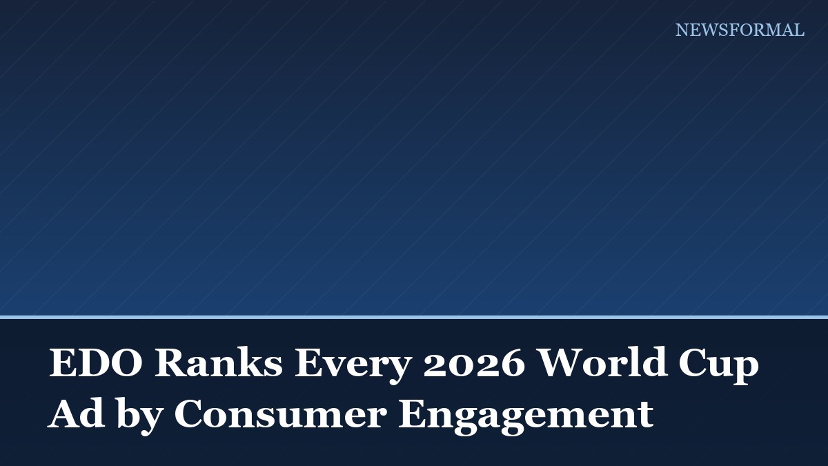 EDO Ranks Every 2026 World Cup Ad by Consumer Engagement
