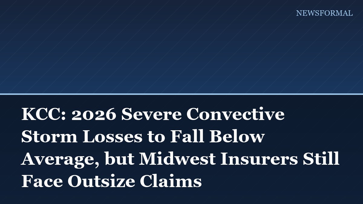 KCC: 2026 Severe Convective Storm Losses to Fall Below Average, but Midwest Insurers Still Face Outsize Claims