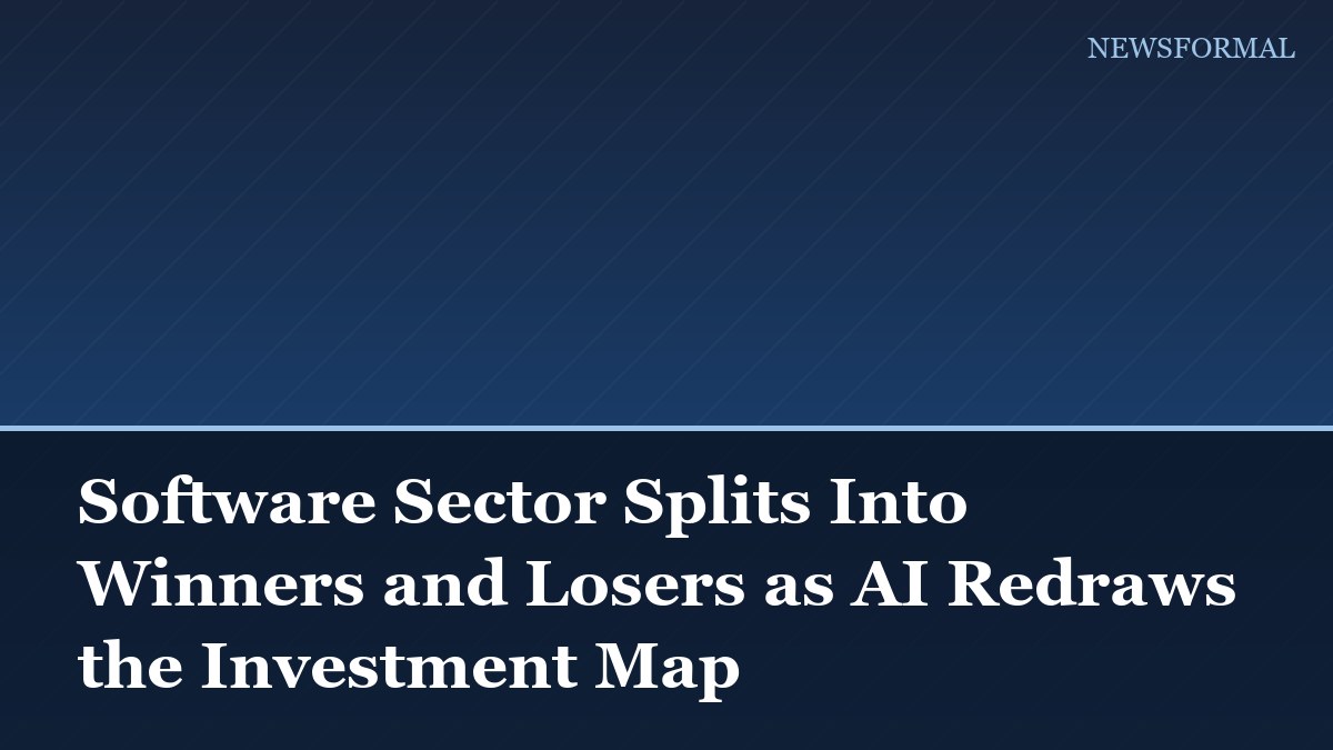 Software Sector Splits Into Winners and Losers as AI Redraws the Investment Map