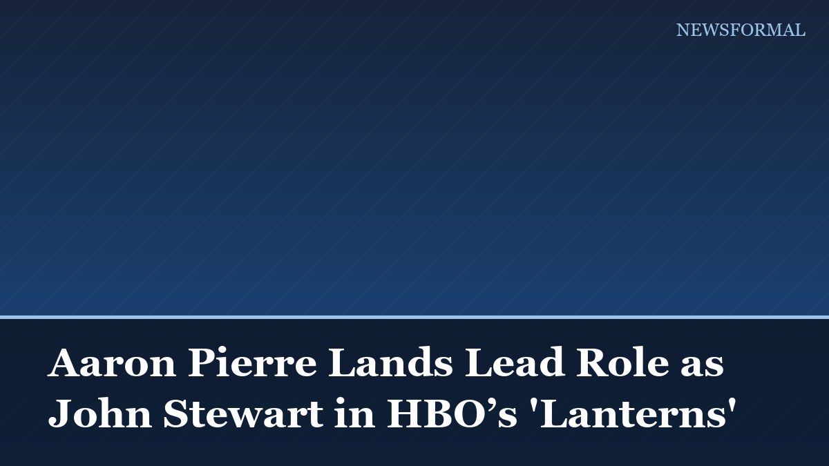 Aaron Pierre Lands Lead Role as John Stewart in HBO’s 'Lanterns'