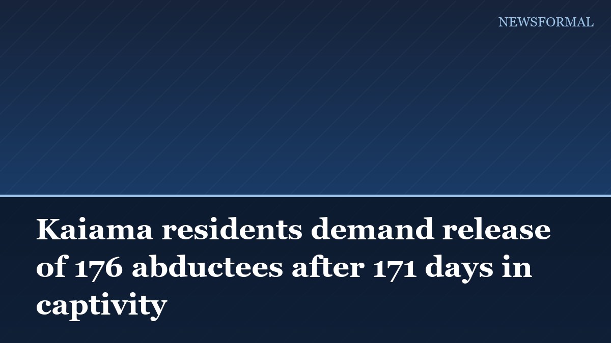 Kaiama residents demand release of 176 abductees after 171 days in captivity