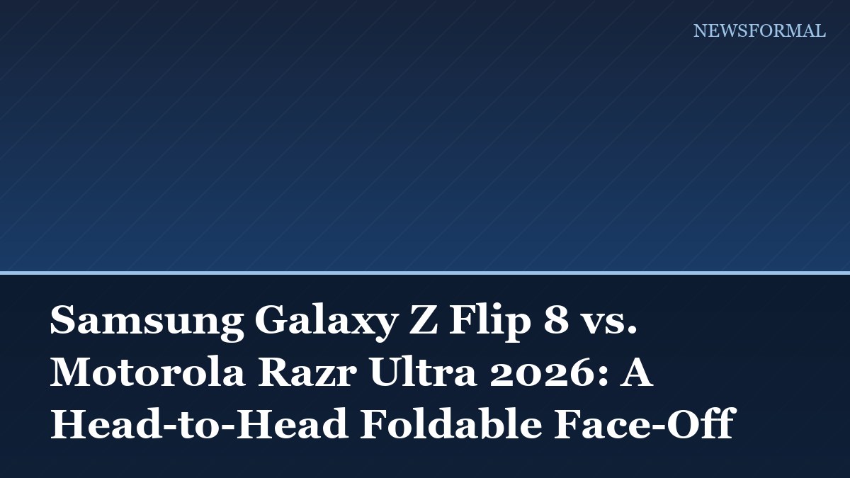 Samsung Galaxy Z Flip 8 vs. Motorola Razr Ultra 2026: A Head-to-Head Foldable Face-Off