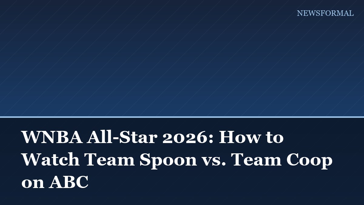 WNBA All-Star 2026: How to Watch Team Spoon vs. Team Coop on ABC
