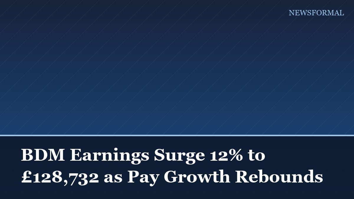 BDM Earnings Surge 12% to £128,732 as Pay Growth Rebounds