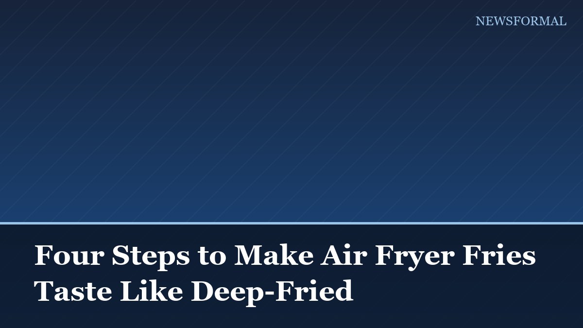 Four Steps to Make Air Fryer Fries Taste Like Deep-Fried