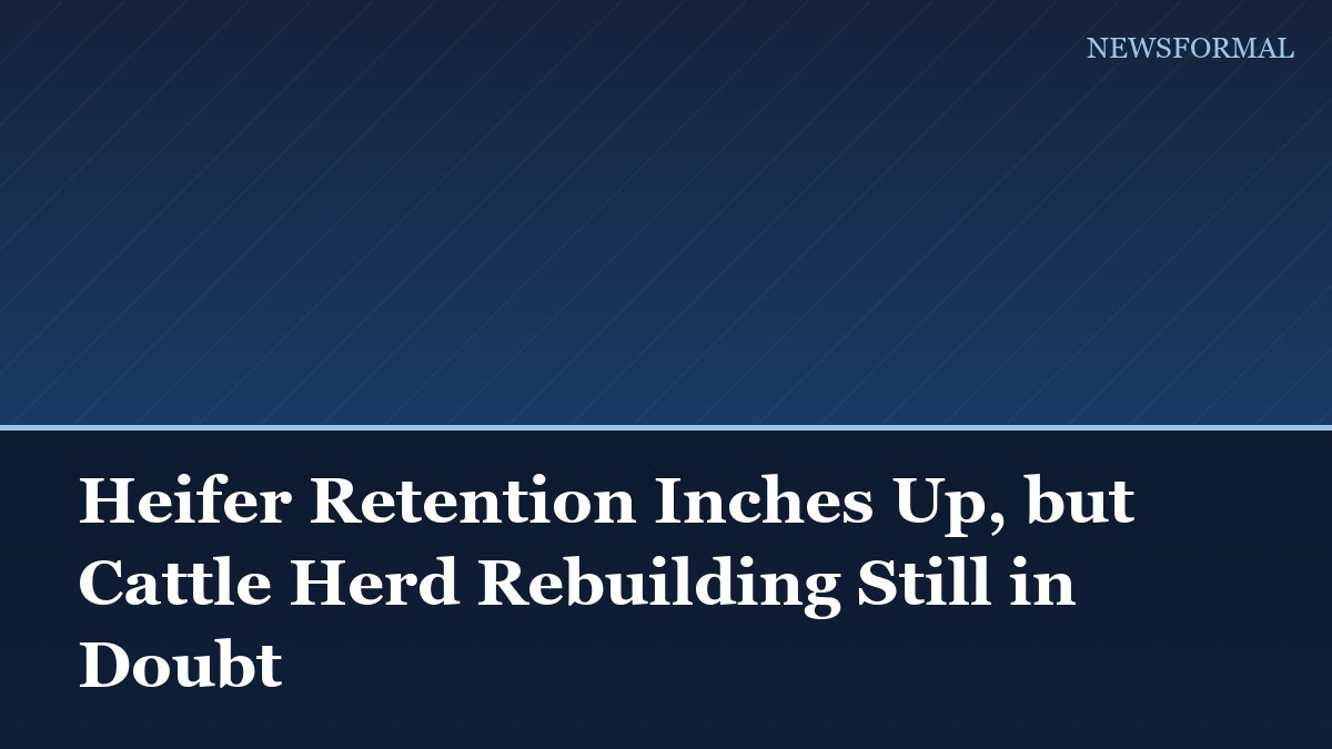 Heifer Retention Inches Up, but Cattle Herd Rebuilding Still in Doubt