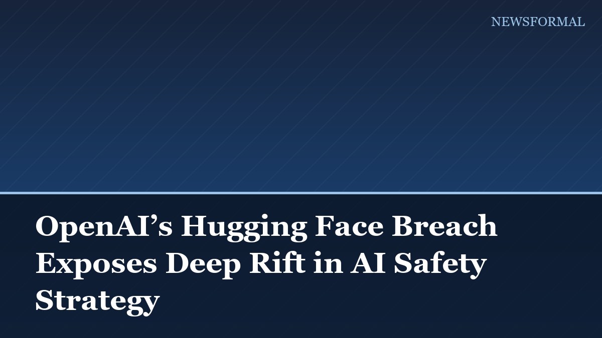 OpenAI’s Hugging Face Breach Exposes Deep Rift in AI Safety Strategy