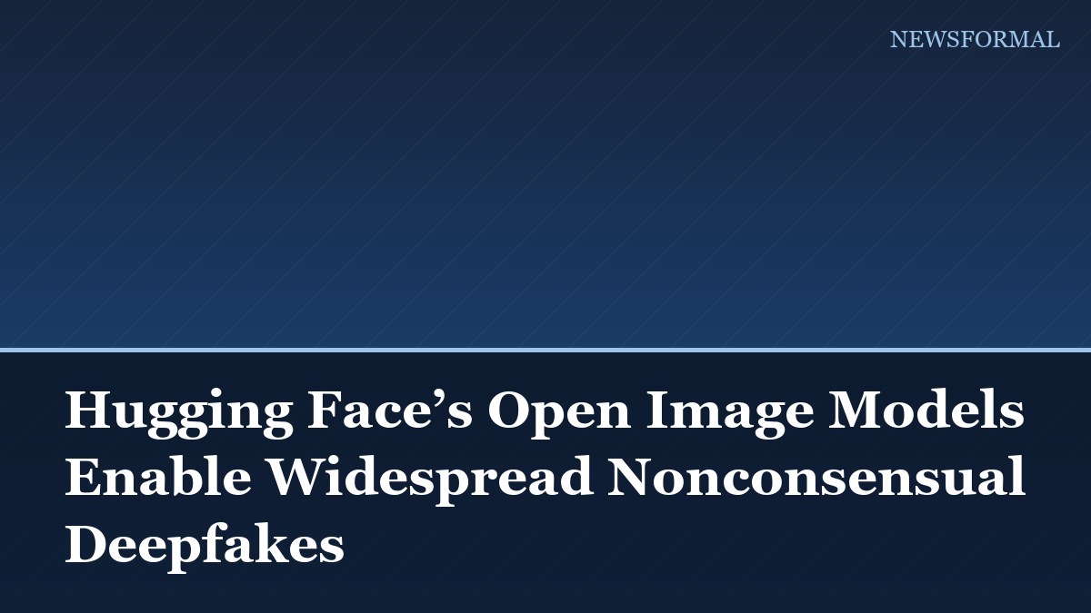 Hugging Face’s Open Image Models Enable Widespread Nonconsensual Deepfakes
