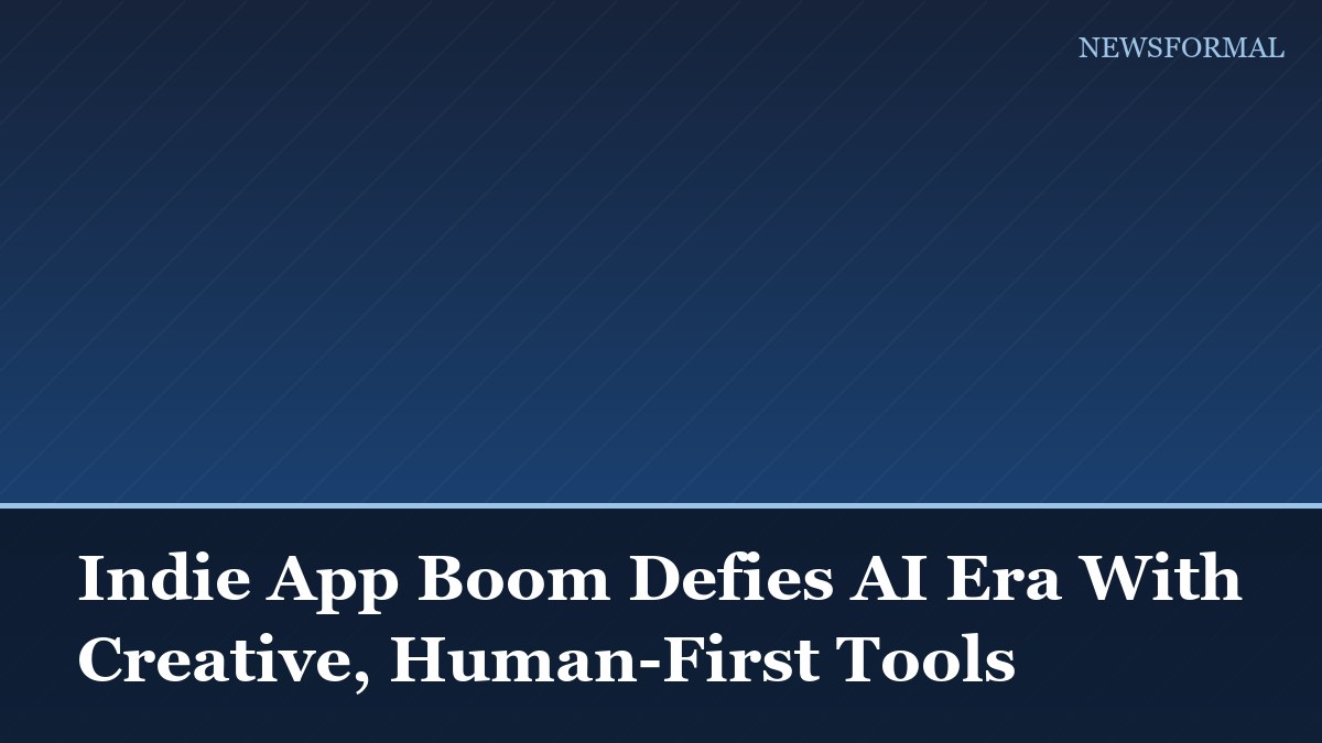 Indie App Boom Defies AI Era With Creative, Human-First Tools