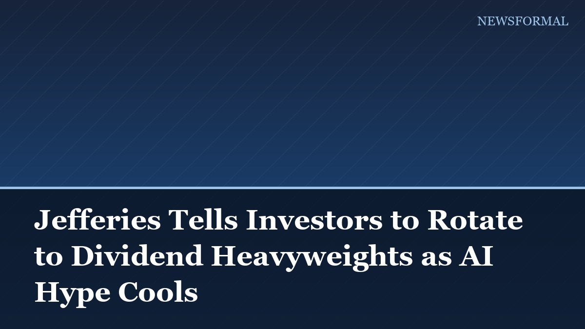 Jefferies Tells Investors to Rotate to Dividend Heavyweights as AI Hype Cools