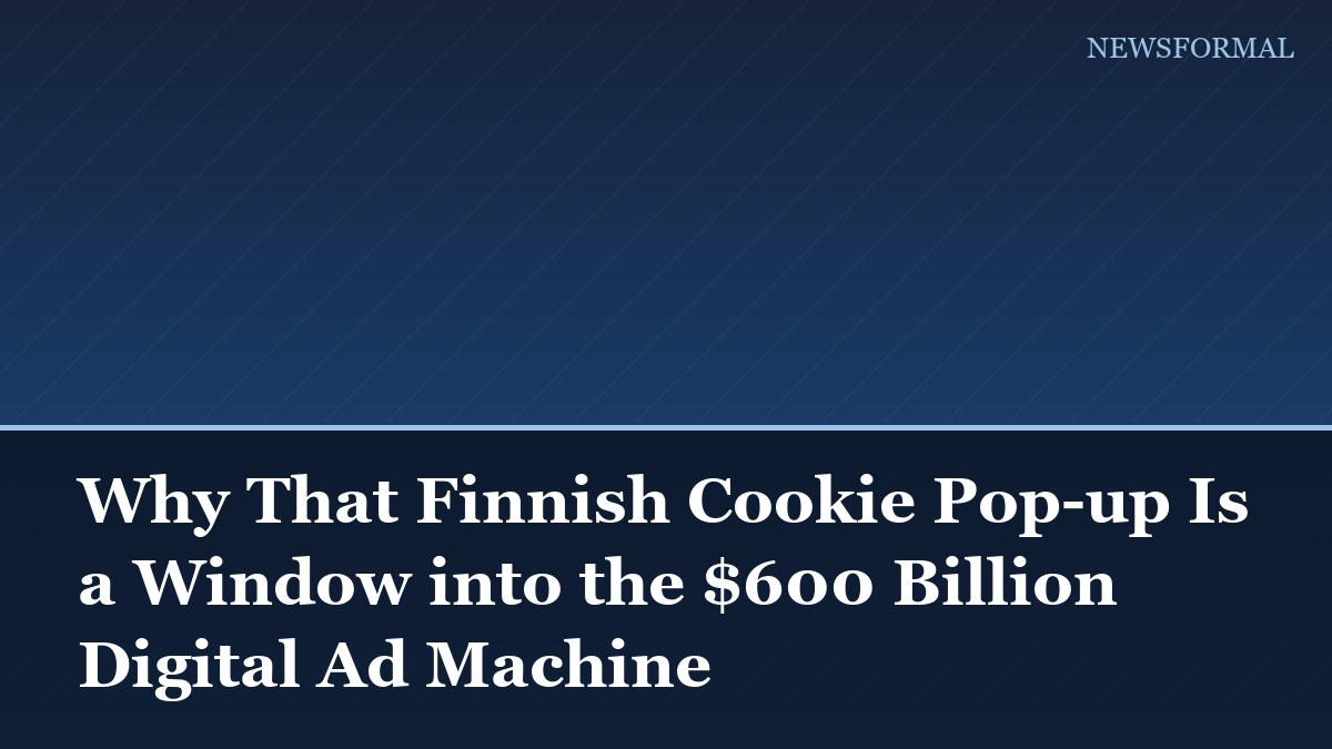 Why That Finnish Cookie Pop-up Is a Window into the $600 Billion Digital Ad Machine