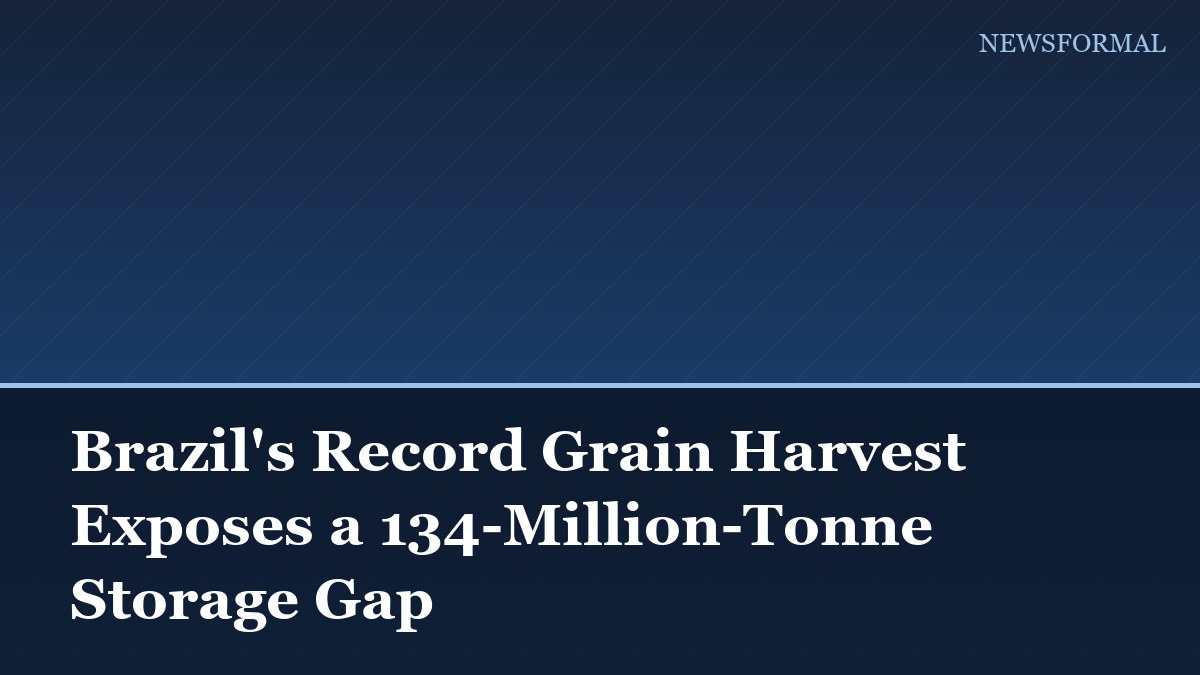 Brazil's Record Grain Harvest Exposes a 134-Million-Tonne Storage Gap