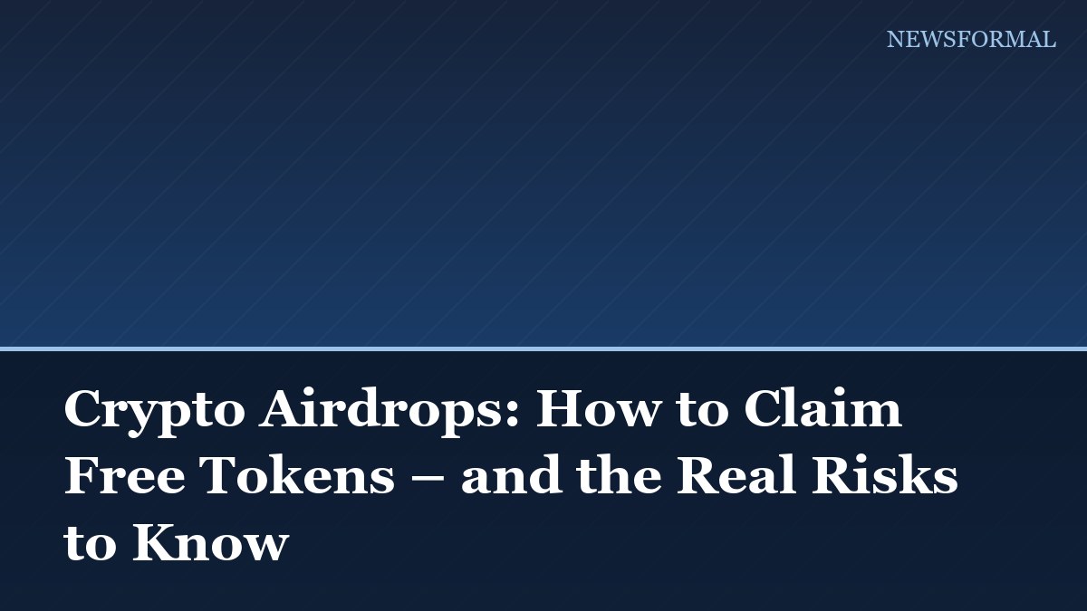Crypto Airdrops: How to Claim Free Tokens – and the Real Risks to Know