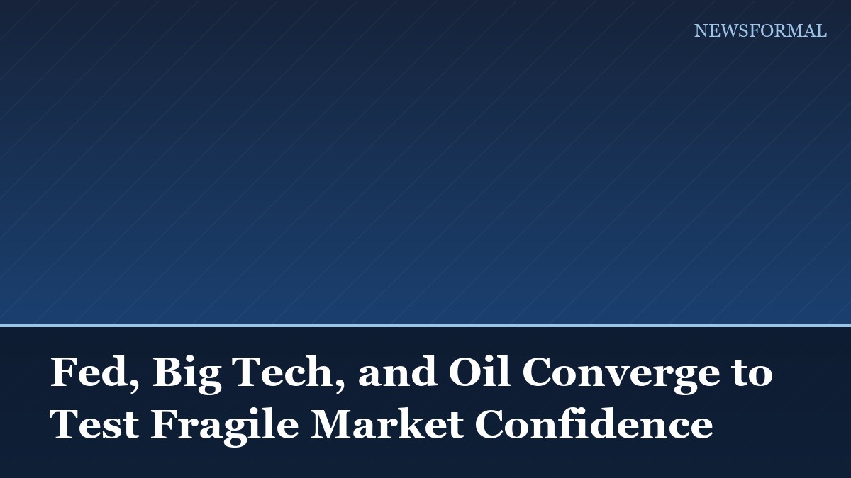 Fed, Big Tech, and Oil Converge to Test Fragile Market Confidence