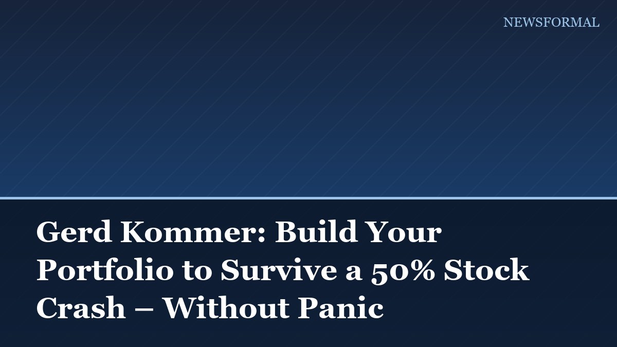 Gerd Kommer: Build Your Portfolio to Survive a 50% Stock Crash – Without Panic