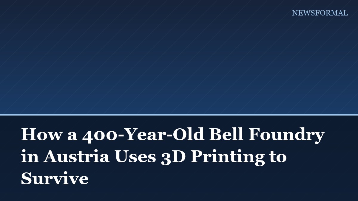 How a 400-Year-Old Bell Foundry in Austria Uses 3D Printing to Survive
