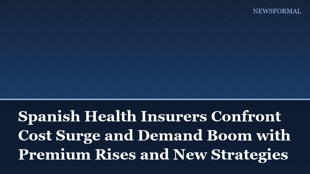 Spanish Health Insurers Confront Cost Surge and Demand Boom with Premium Rises and New Strategies