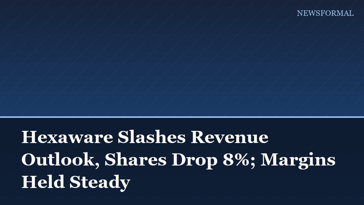 Hexaware Slashes Revenue Outlook, Shares Drop 8%; Margins Held Steady