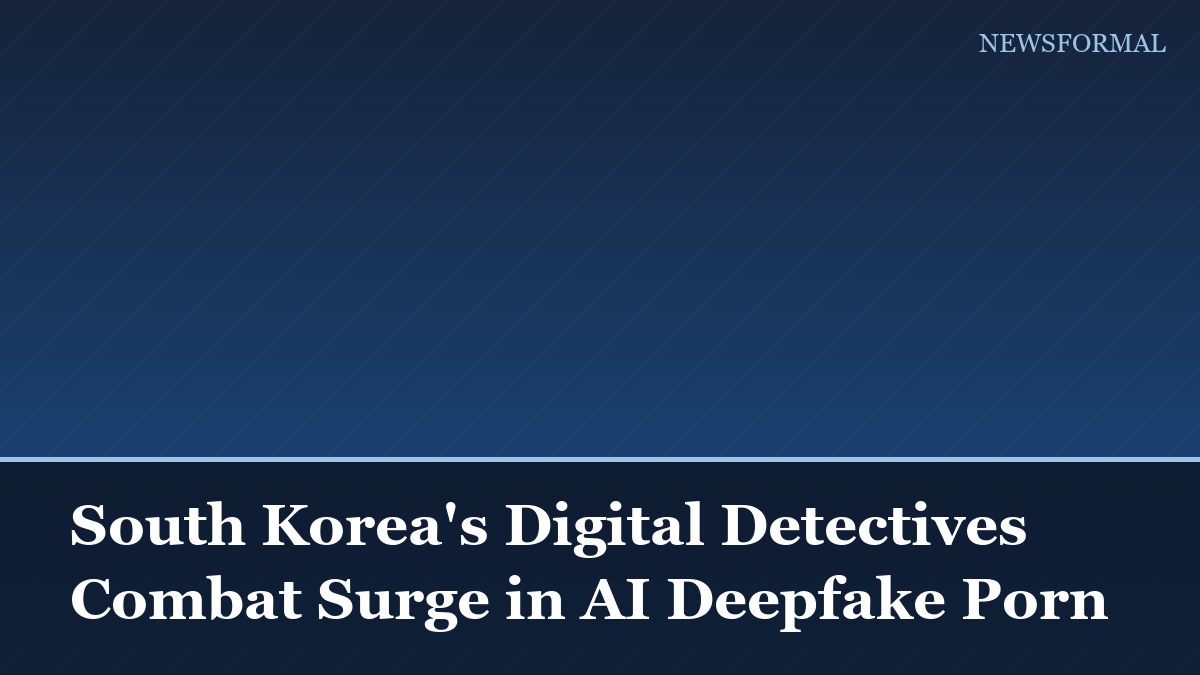 South Korea's Digital Detectives Combat Surge in AI Deepfake Porn