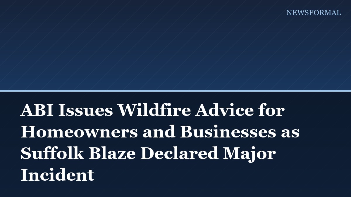 ABI Issues Wildfire Advice for Homeowners and Businesses as Suffolk Blaze Declared Major Incident