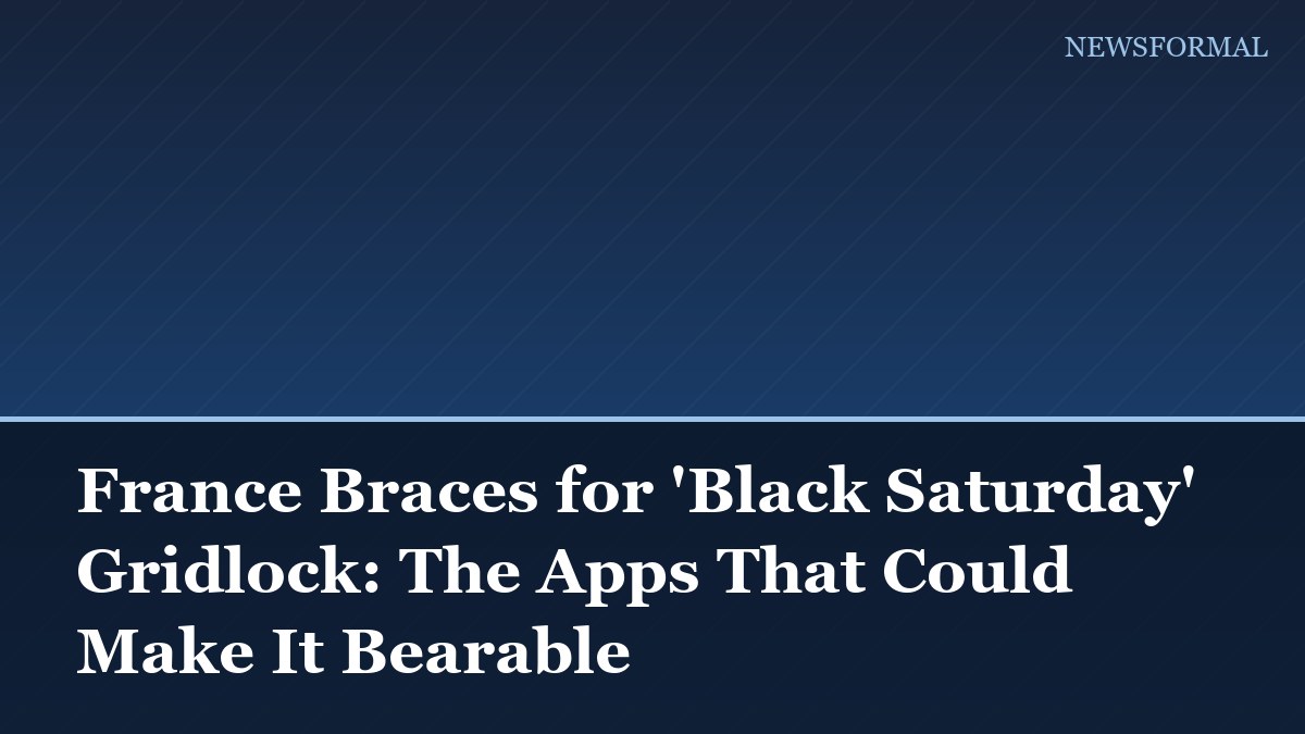 France Braces for 'Black Saturday' Gridlock: The Apps That Could Make It Bearable