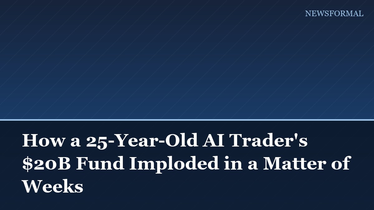 How a 25-Year-Old AI Trader's $20B Fund Imploded in a Matter of Weeks