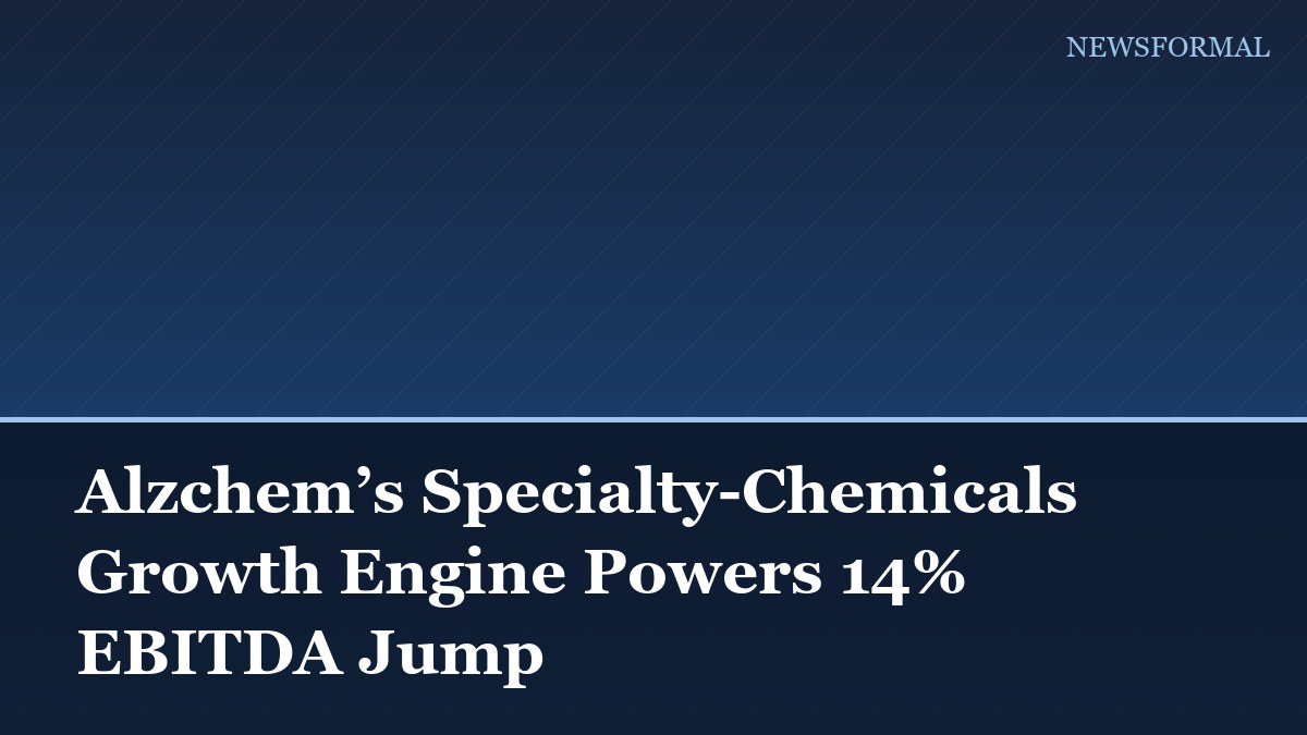 Alzchem’s Specialty-Chemicals Growth Engine Powers 14% EBITDA Jump