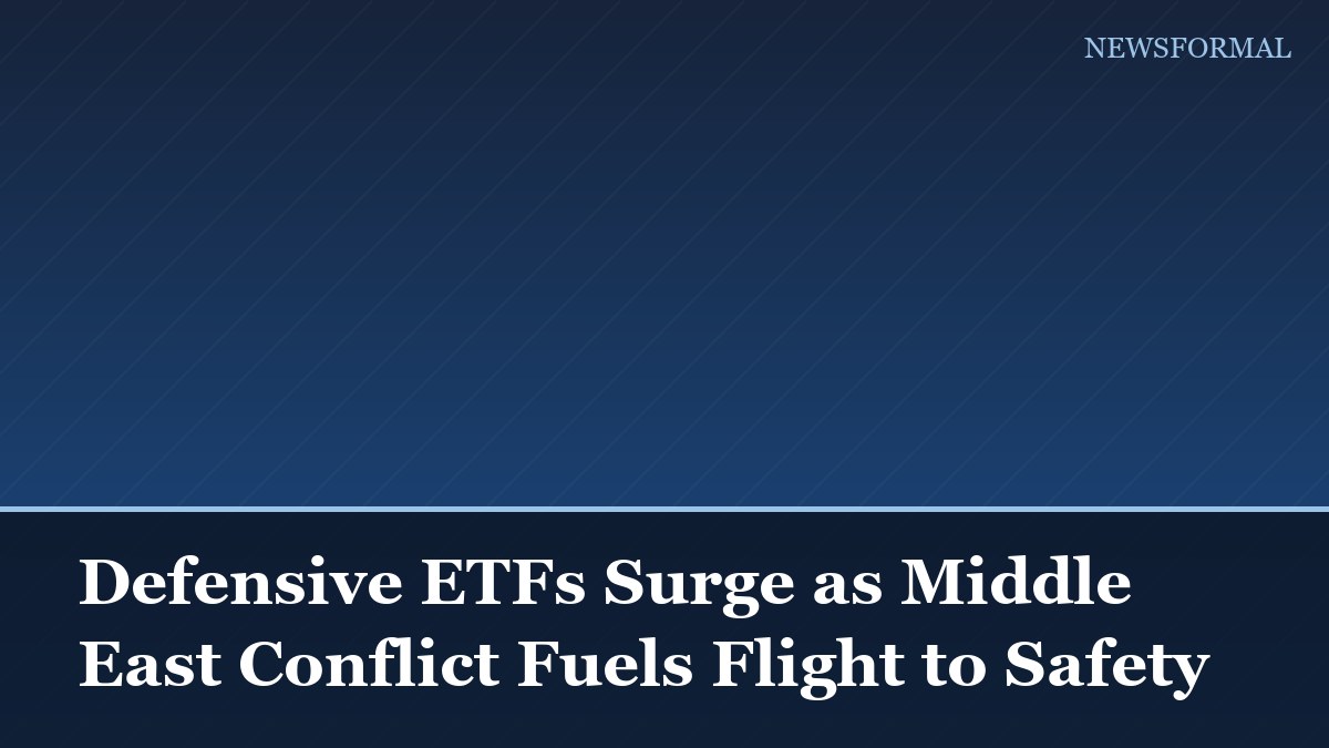 Defensive ETFs Surge as Middle East Conflict Fuels Flight to Safety