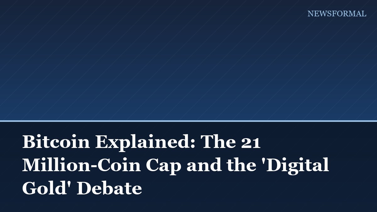 Bitcoin Explained: The 21 Million-Coin Cap and the 'Digital Gold' Debate