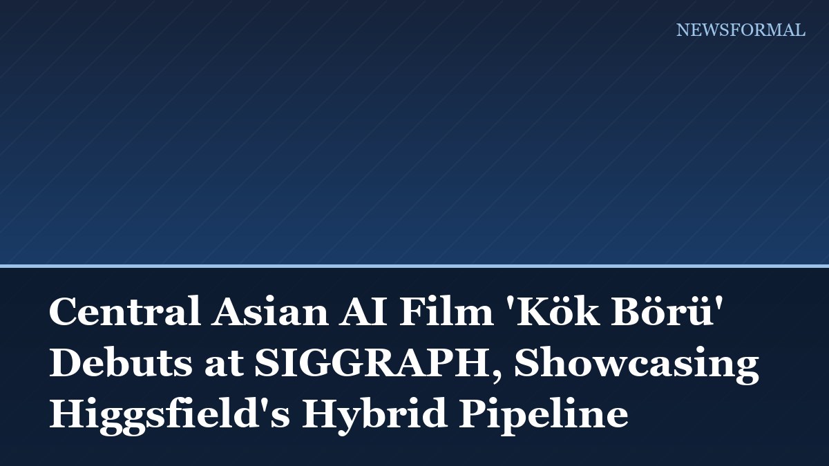 Central Asian AI Film 'Kök Börü' Debuts at SIGGRAPH, Showcasing Higgsfield's Hybrid Pipeline