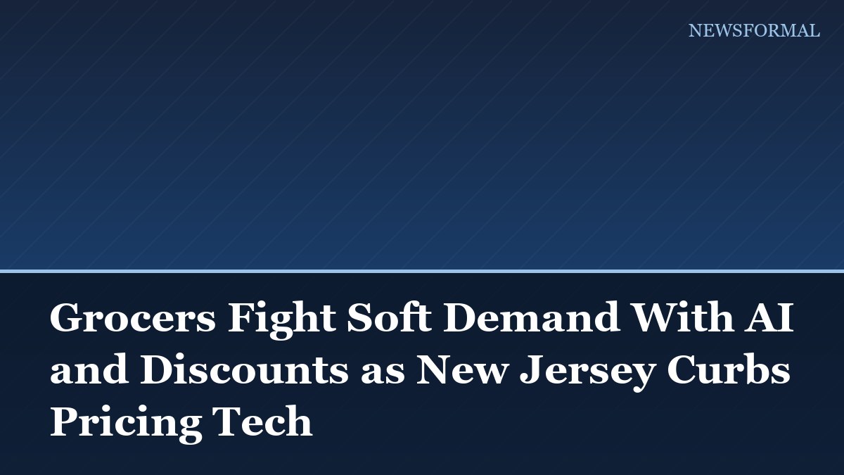 Grocers Fight Soft Demand With AI and Discounts as New Jersey Curbs Pricing Tech