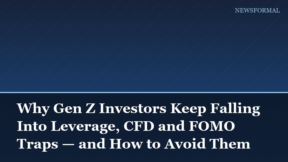 Why Gen Z Investors Keep Falling Into Leverage, CFD and FOMO Traps — and How to Avoid Them