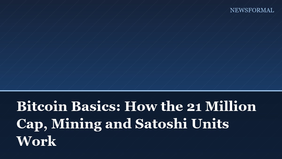 Bitcoin Basics: How the 21 Million Cap, Mining and Satoshi Units Work