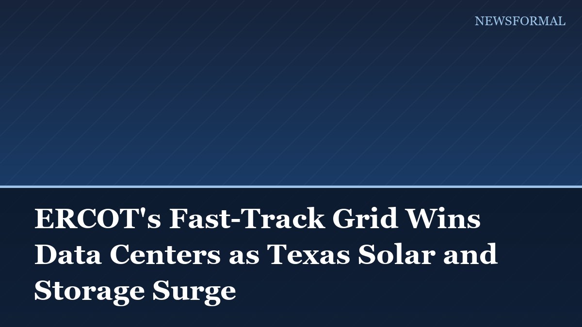 ERCOT's Fast-Track Grid Wins Data Centers as Texas Solar and Storage Surge