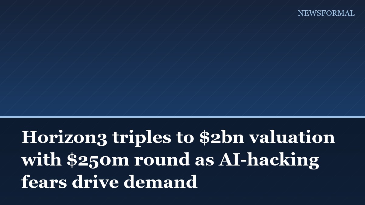 Horizon3 triples to $2bn valuation with $250m round as AI-hacking fears drive demand