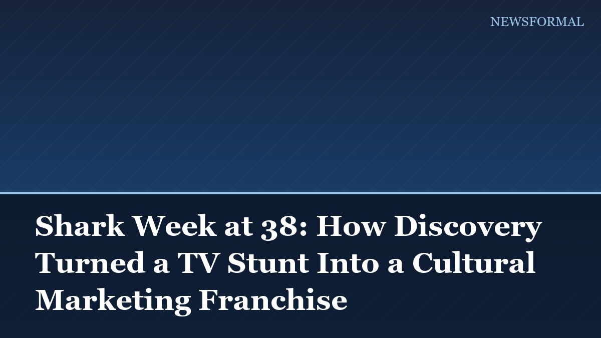Shark Week at 38: How Discovery Turned a TV Stunt Into a Cultural Marketing Franchise