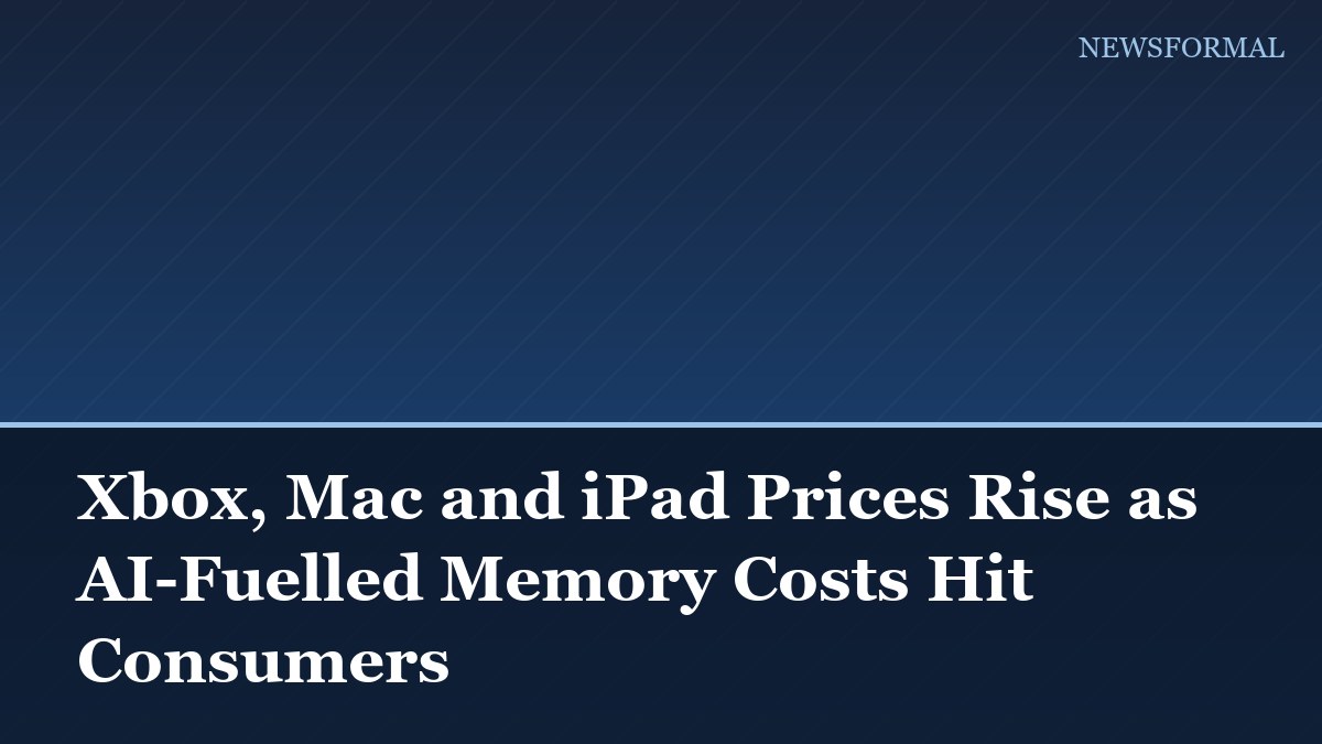 Xbox, Mac and iPad Prices Rise as AI-Fuelled Memory Costs Hit Consumers