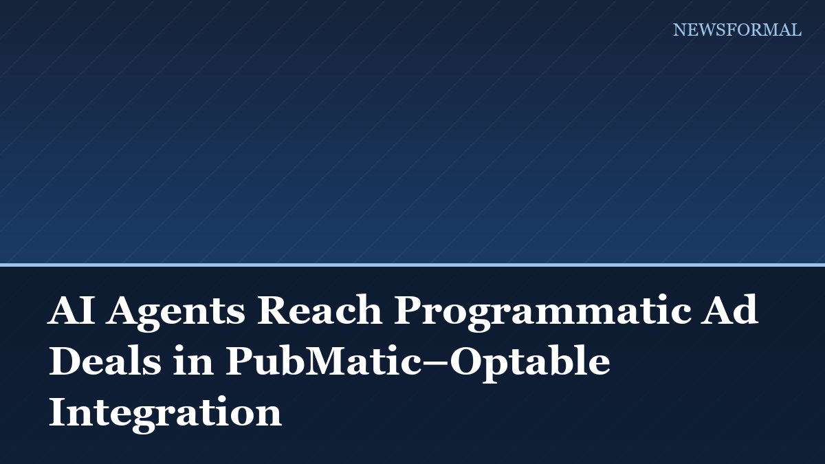 AI Agents Reach Programmatic Ad Deals in PubMatic–Optable Integration