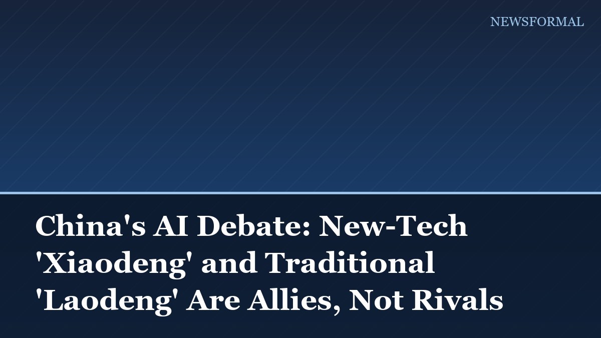 China's AI Debate: New-Tech 'Xiaodeng' and Traditional 'Laodeng' Are Allies, Not Rivals