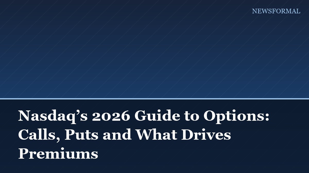 Nasdaq’s 2026 Guide to Options: Calls, Puts and What Drives Premiums