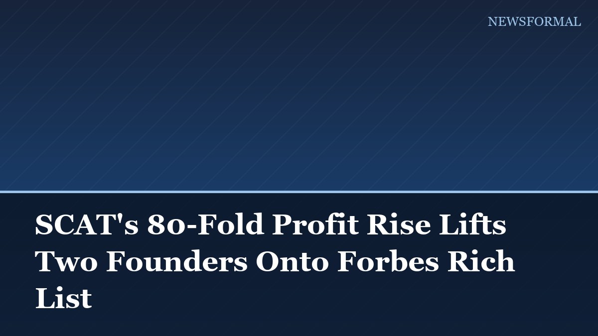 SCAT's 80-Fold Profit Rise Lifts Two Founders Onto Forbes Rich List