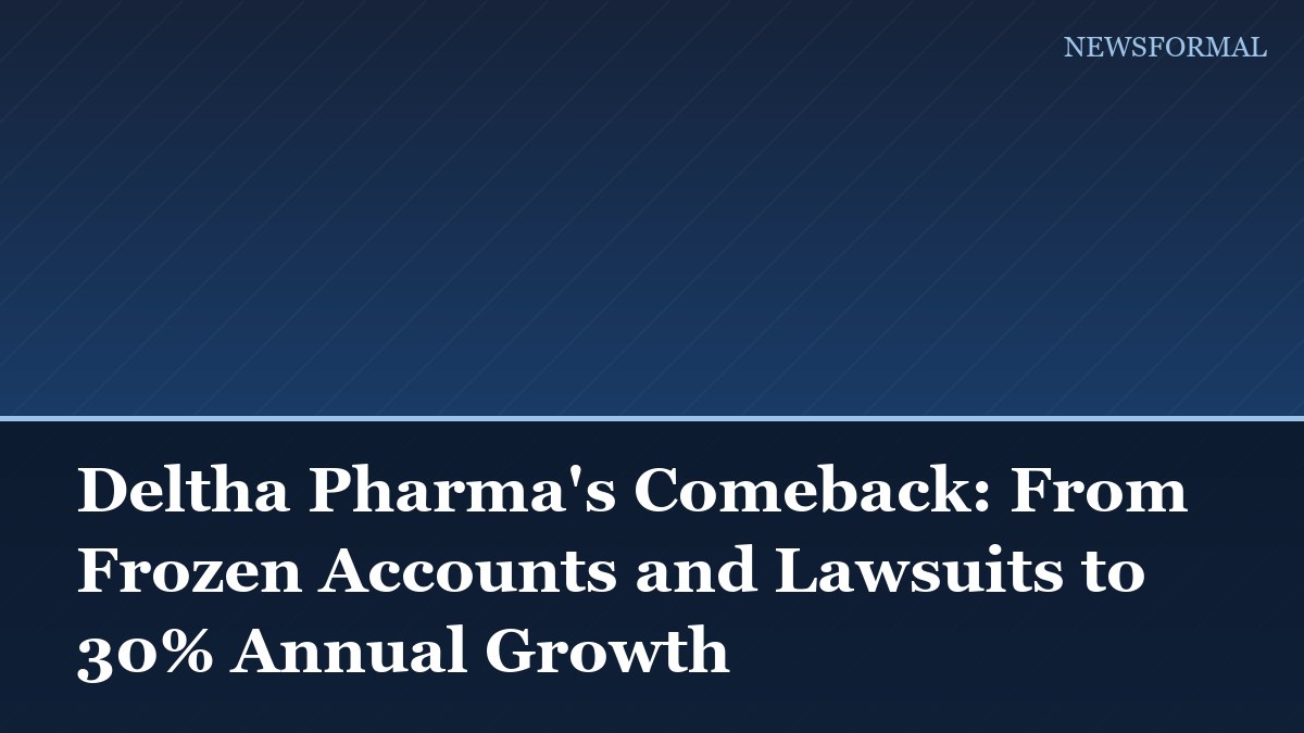 Deltha Pharma's Comeback: From Frozen Accounts and Lawsuits to 30% Annual Growth