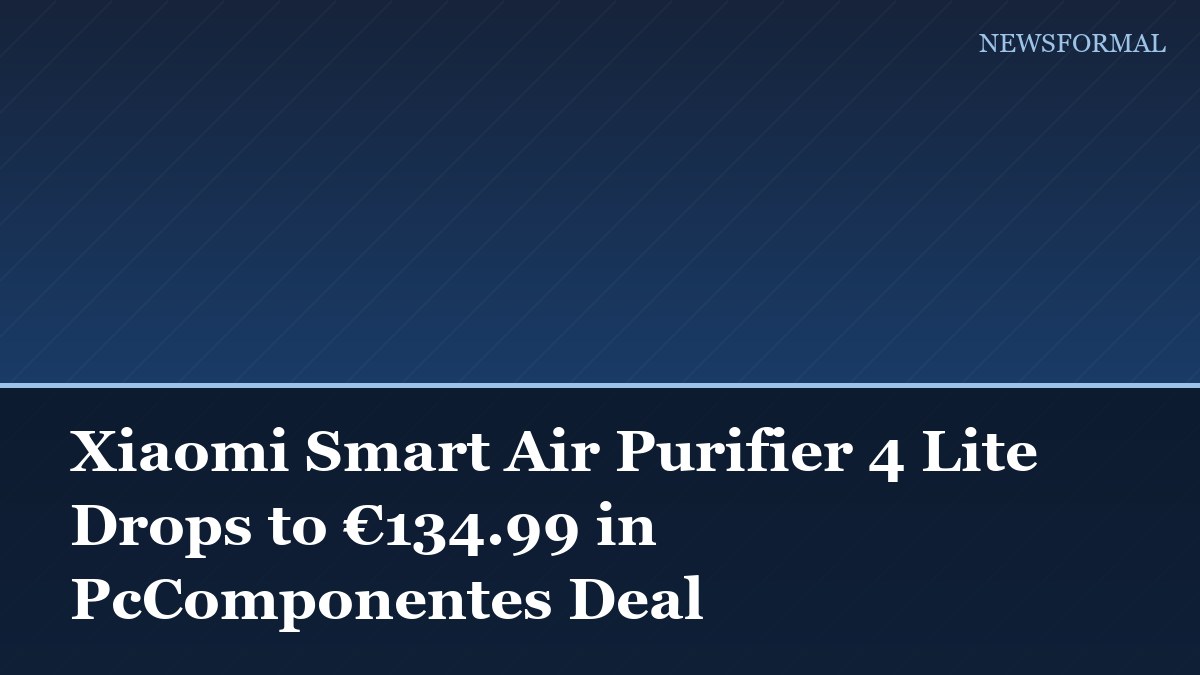 Xiaomi Smart Air Purifier 4 Lite Drops to €134.99 in PcComponentes Deal